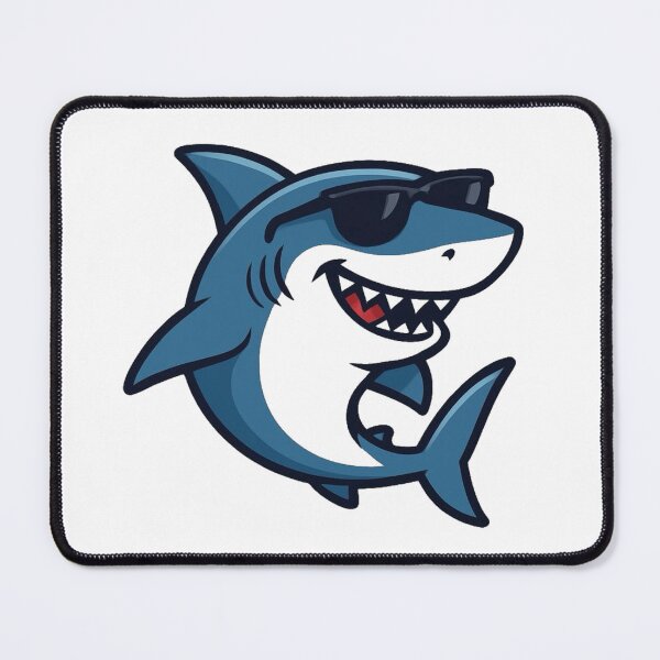 Item preview, Cool Shark with Sunglasses designed and sold by Ink8instinct.