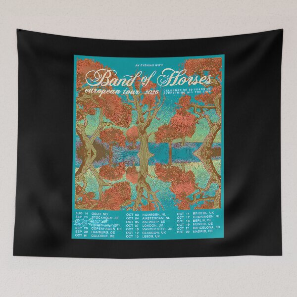 Item preview, Band Of Horsess Concert Tour Dates designed and sold by TheGingerPossum.