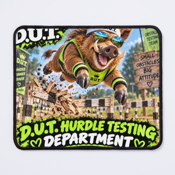 Item preview, Funny Wild Boar Hurdle Testing – Technically I Cleared It – D.U.T. designed and sold by EwelinaBa.