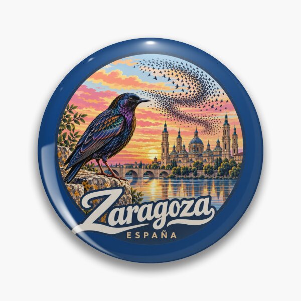 Item preview, Zaragoza España: Basílica del Pilar Sunset Starling designed and sold by CircinusStore.