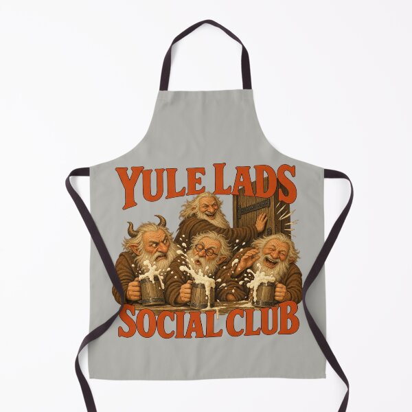 Aperçu de l'œuvre Club social des garçons de Noël islandais créée et vendue par POD DYNASTY | Original Print On Demand T-Shirt Graphics.