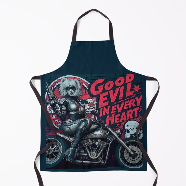 Item preview, Cyberpunk Chopper Biker Mercenary Girl designed and sold by Voodoo Store Paranormal Collections.