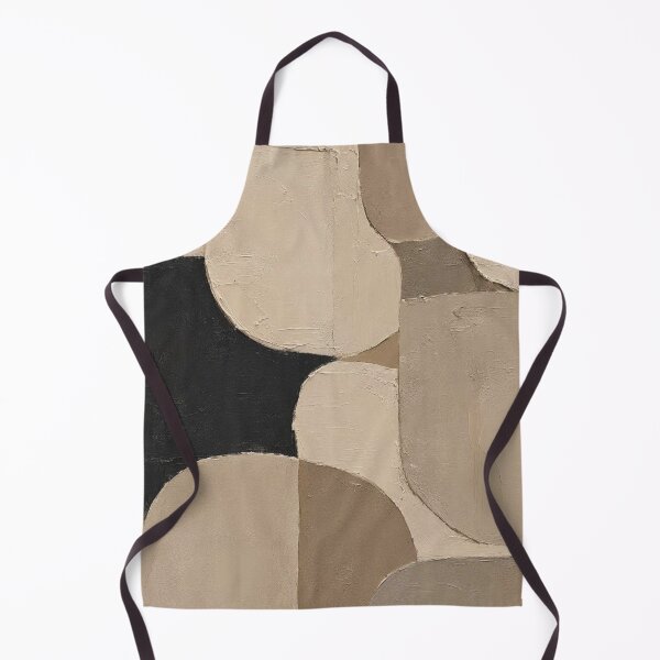 Item preview, Japandi Textured Abstract Shapes Minimalist Neutral Beige Wall Art designed and sold by ShieldRockPrints.