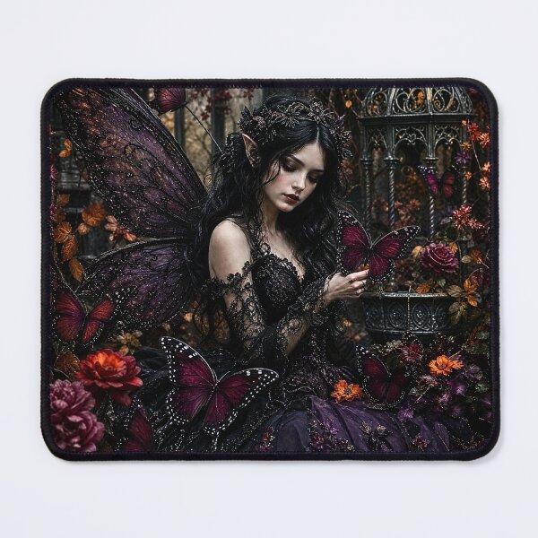 Item preview, Gothic Butterfly Fairy Moon Garden designed and sold by Storybook Botanica.