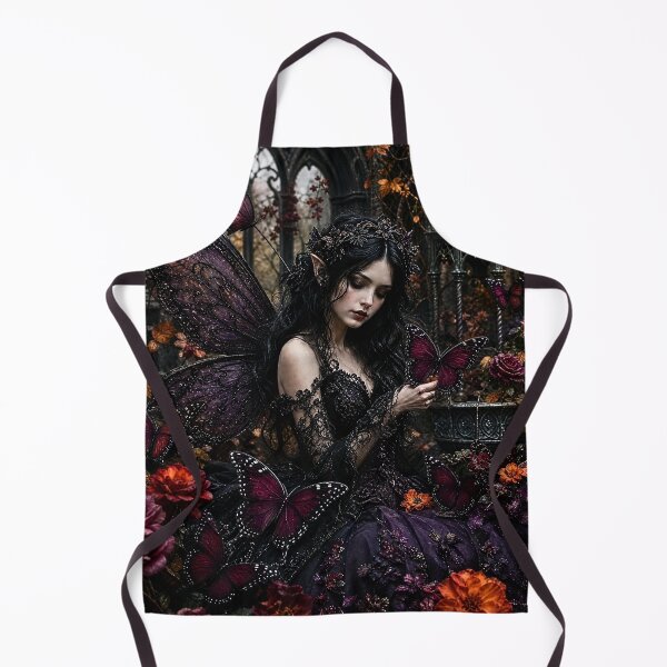 Item preview, Gothic Butterfly Fairy Moon Garden designed and sold by Storybook Botanica.