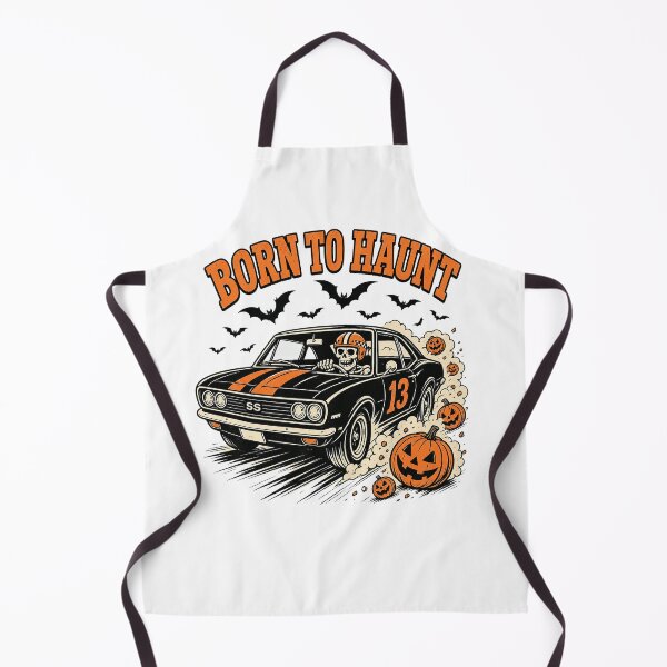 Item preview, "Born to Haunt Shirt, Skeleton Racing Muscle Car Halloween Design, Retro Halloween Racer designed and sold by VibeTherapyArt.