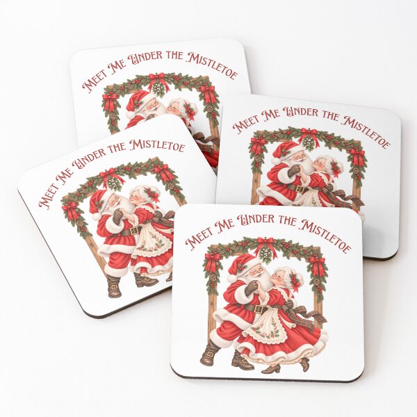 Item preview, Meet Me Under the Mistletoe Santa Dance designed and sold by mycute-stickers.