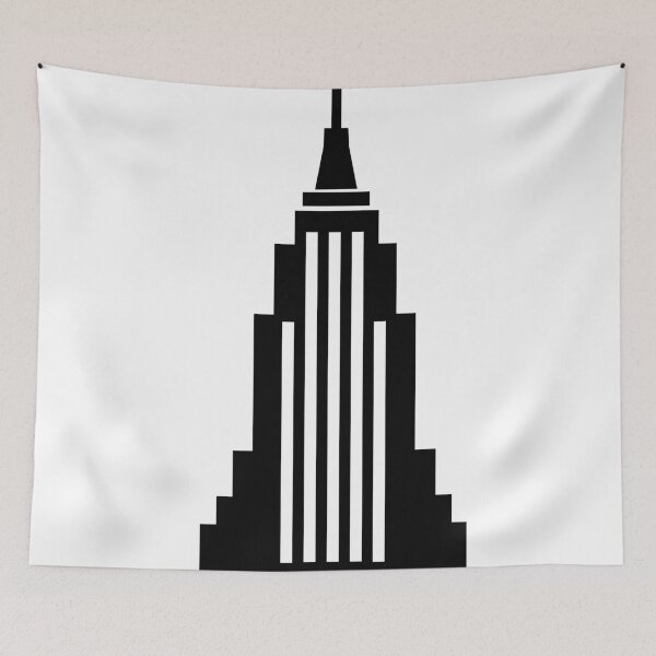 Item preview, Geometric Art Deco Skyscraper designed and sold by matybrak.