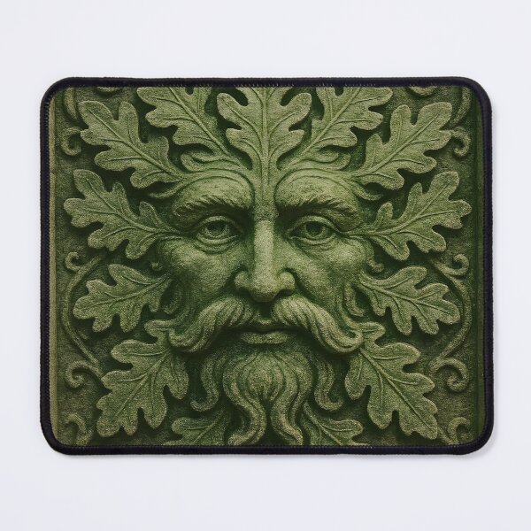 Item preview, Green Man Celtic Stone Sculpture designed and sold by Sybille-Yates.