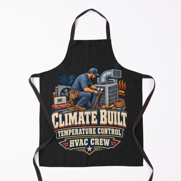 Item preview, Climate Built HVAC Technician Vintage designed and sold by AdicretorDesign.