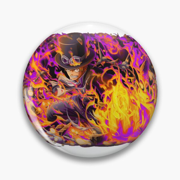 Item preview, Sabo Inspired Steampunk Illustration with Fiery Background and Dynamic Design designed and sold by fmaurizio.