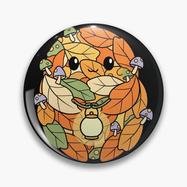 Item preview, Cozy Leaf Pile Critter with a Glowing Lantern designed and sold by urmoments.