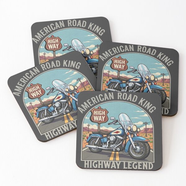 Item preview, American Road King Embroidered Patch Biker Art designed and sold by FABIOLA1970.