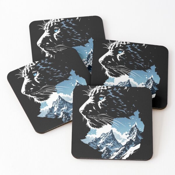 Item preview, The gaze of the snow leopard designed and sold by KinoDesign.