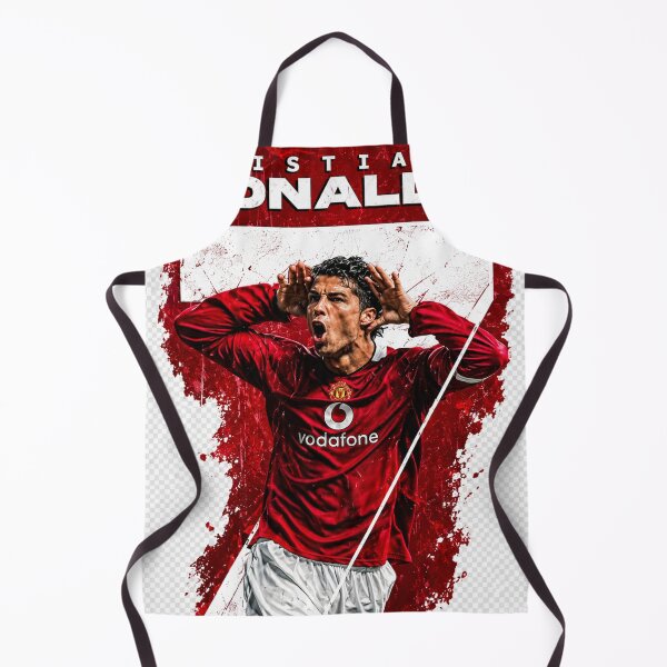 Item preview, Cristiano Ronaldo Manchester United Vintage Red Grunge Silhouette Sticker designed and sold by PRIME4YOU.