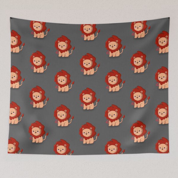 Item preview, Lil Leo Lion - Red designed and sold by DoodlesbyEllieE.