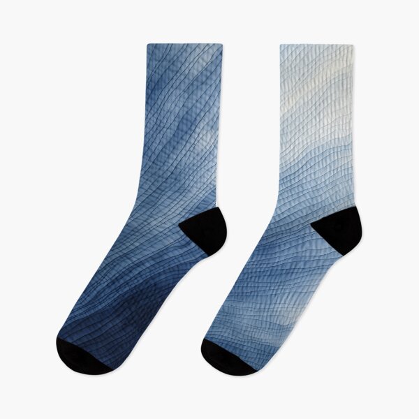 Item preview, Japanese Shibori Indigo Blue and White designed and sold by KsaveraArt.