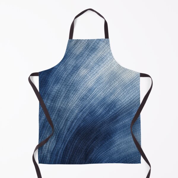 Artikelvorschau, Japanisches Shibori in Indigoblau und Weiß entworfen und verkauft von KsaveraArt.