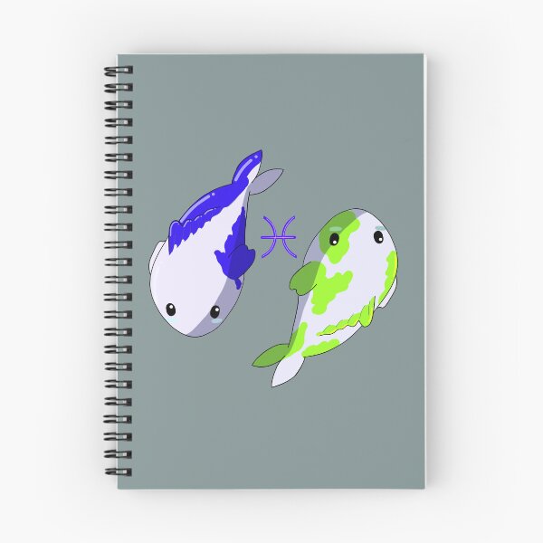 Item preview, Lil Pisces Koi - Blue and Green designed and sold by DoodlesbyEllieE.
