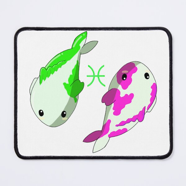 Item preview, Lil Pisces Koi - Green and Pink designed and sold by DoodlesbyEllieE.