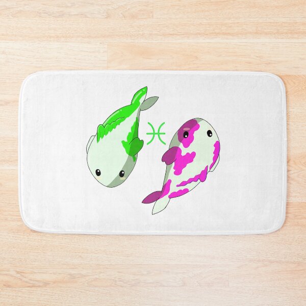 Item preview, Lil Pisces Koi - Green and Pink designed and sold by DoodlesbyEllieE.