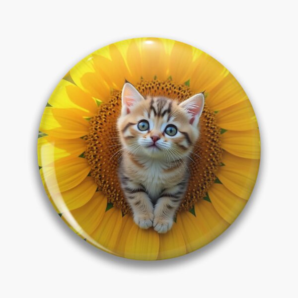 Item preview, Amazing sunflower with a cat on it designed and sold by Maureen1209.