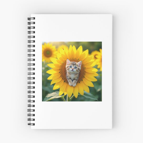 Item preview, Amazing sunflower with a cat on it designed and sold by Maureen1209.
