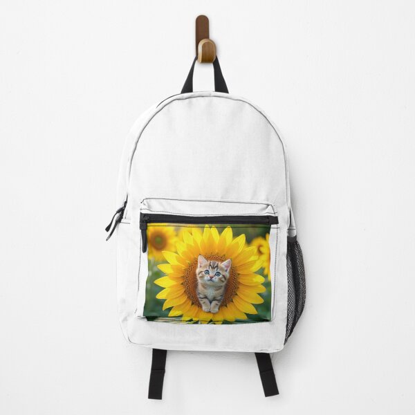 Item preview, Amazing sunflower with a cat on it designed and sold by Maureen1209.