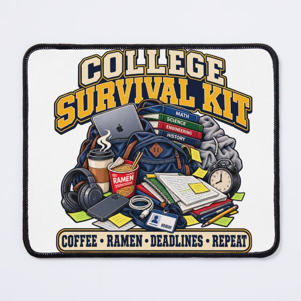 Item preview, College Survival Kit – Funny College Student Life designed and sold by Print-Mingle01.