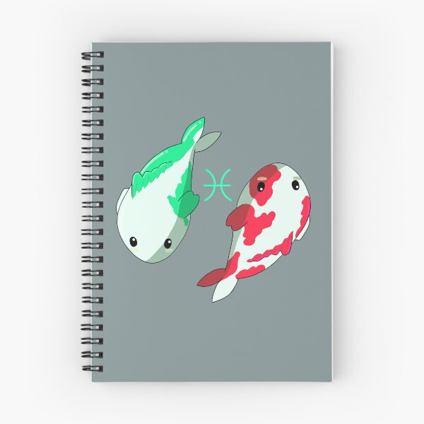 Item preview, Lil Pisces Koi - Green and Red designed and sold by DoodlesbyEllieE.