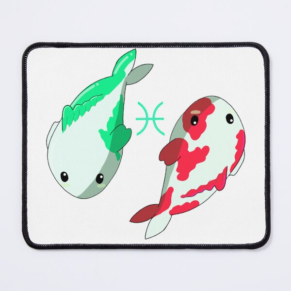 Item preview, Lil Pisces Koi - Green and Red designed and sold by DoodlesbyEllieE.