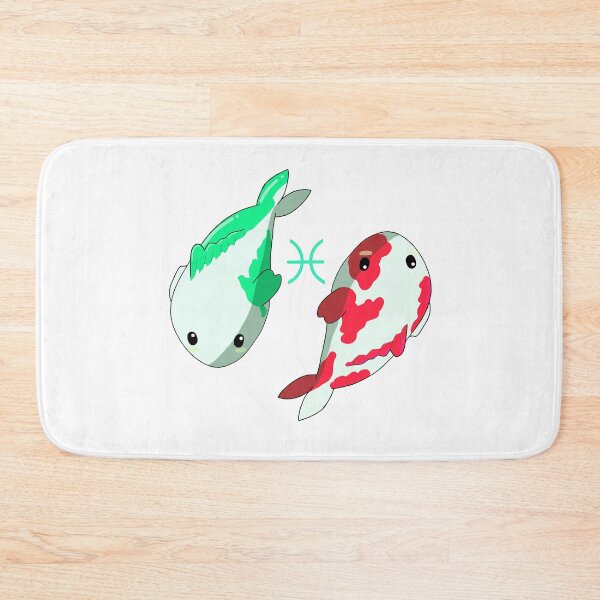 Item preview, Lil Pisces Koi - Green and Red designed and sold by DoodlesbyEllieE.