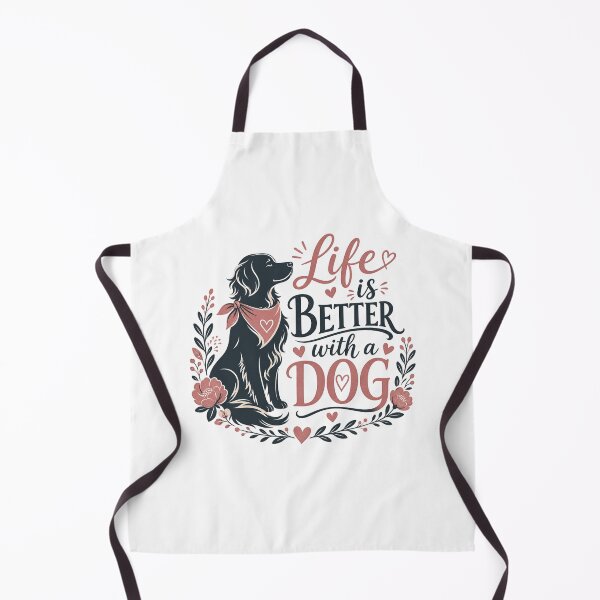 Item preview, Live is better with a dog in the house. designed and sold by GoodPlaceToShop.