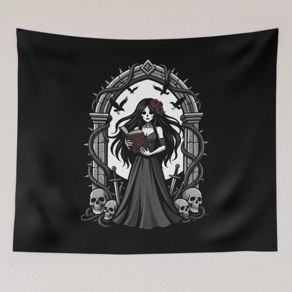 Item preview, Witch with a book designed and sold by MagelliShop.