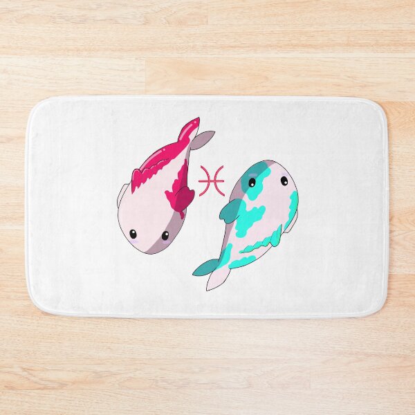 Item preview, Lil Pisces Koi - Red and Blue designed and sold by DoodlesbyEllieE.