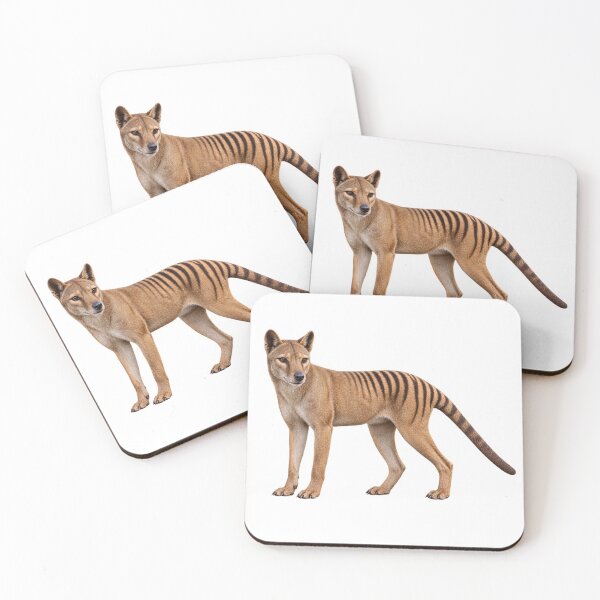 Item preview, Thylacine – Extinct Tasmanian Tiger Portrait designed and sold by Helt-enkelt.