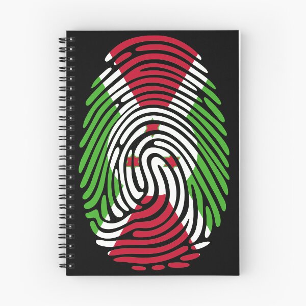 Item preview, Burundi Flag Fingerprint Identity | Burundian DNA Heritage Graphic designed and sold by NTGUILTY.