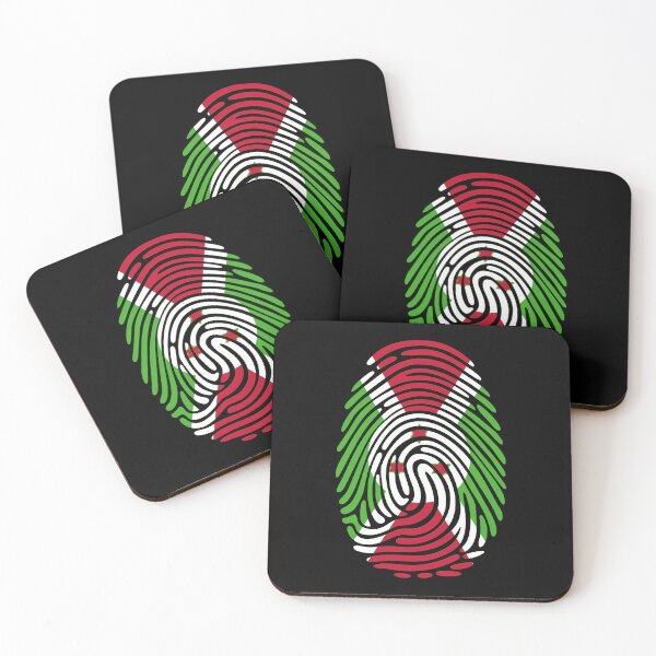 Item preview, Burundi Flag Fingerprint Identity | Burundian DNA Heritage Graphic designed and sold by NTGUILTY.