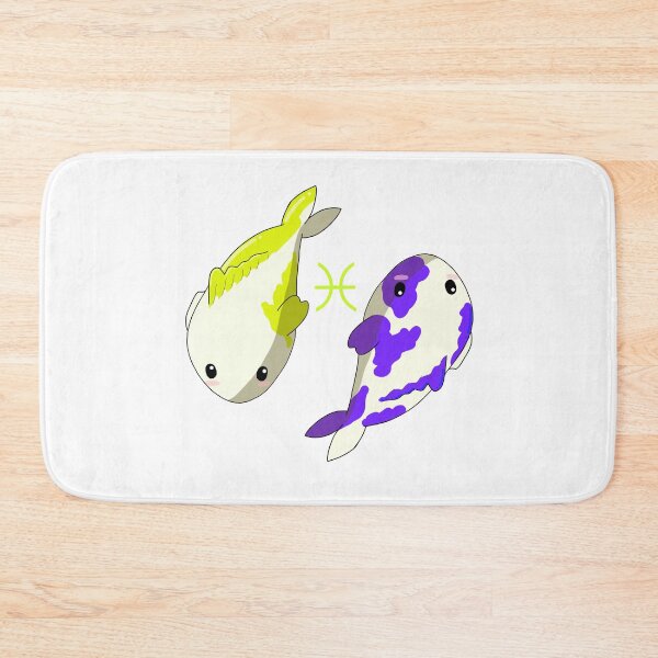 Item preview, Lil Pisces Koi - Yellow and Purple  designed and sold by DoodlesbyEllieE.