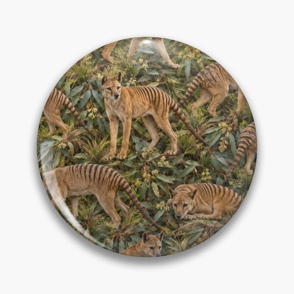 Item preview, Thylacine Tasmanian Tiger Pattern designed and sold by Helt-enkelt.