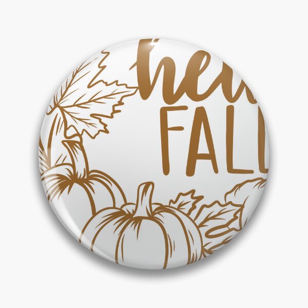 Item preview, Hello Fall Pumpkins Line Art — Rustic Autumn Leaves Typography designed and sold by LYAN-STORE.