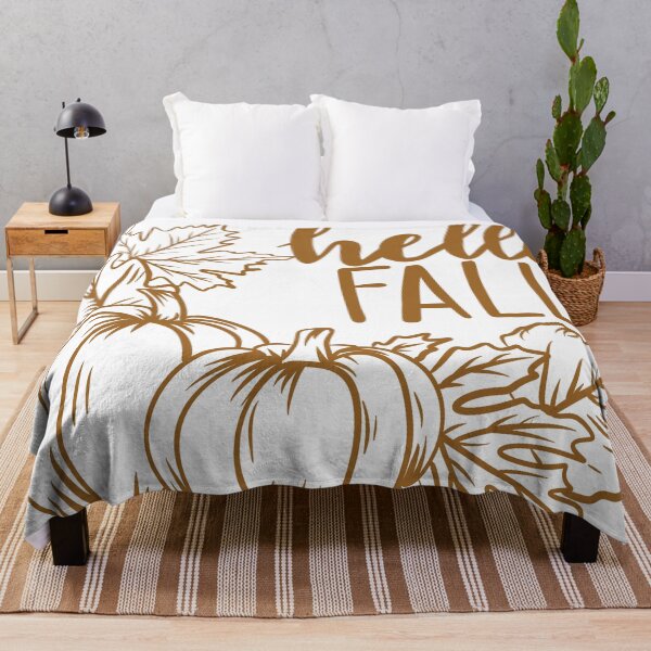 Item preview, Hello Fall Pumpkins Line Art — Rustic Autumn Leaves Typography designed and sold by LYAN-STORE.
