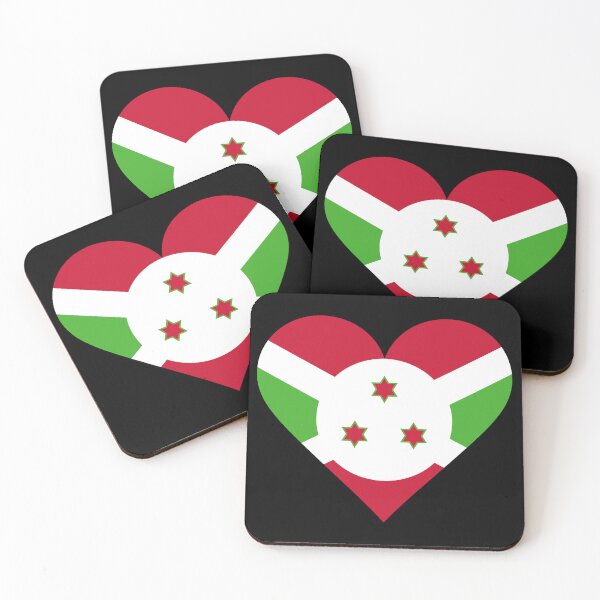 Item preview, Burundi Heart Flag Graphic | I Love Burundi Patriotic Symbol designed and sold by NTGUILTY.
