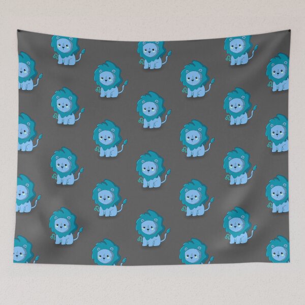 Item preview, Lil Leo Lion - Blue designed and sold by DoodlesbyEllieE.