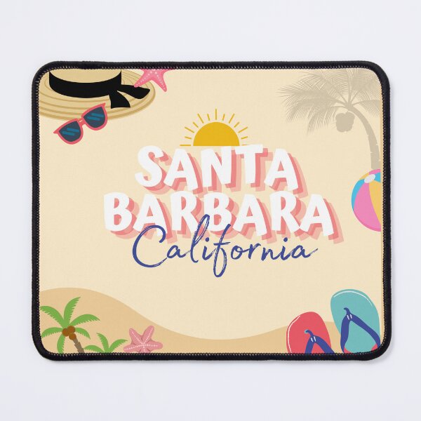 Item preview, Santa Barbara California Sunny Beach Design | Vacation Souvenir Art designed and sold by DonnaRaine.