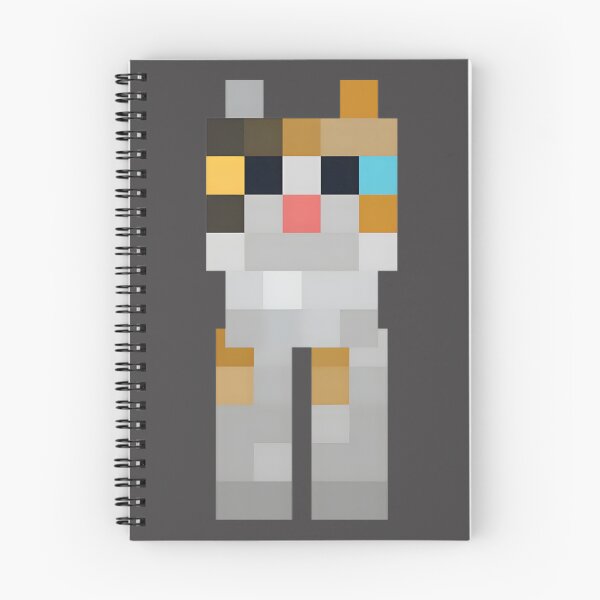 Item preview, Minecraft Style Calico Cat Pixel Art Design designed and sold by tlcgiftcenter.