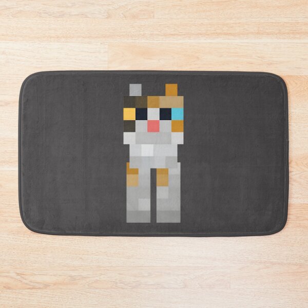 Item preview, Minecraft Style Calico Cat Pixel Art Design designed and sold by tlcgiftcenter.