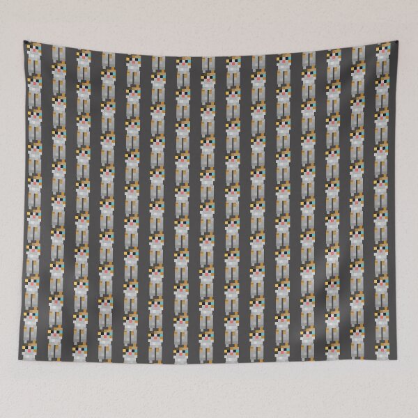 Item preview, Minecraft Style Calico Cat Pixel Art Design designed and sold by tlcgiftcenter.