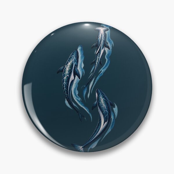 Item preview, Three Swimming Fish | Ocean Wildlife Illustration designed and sold by SHARPEI.