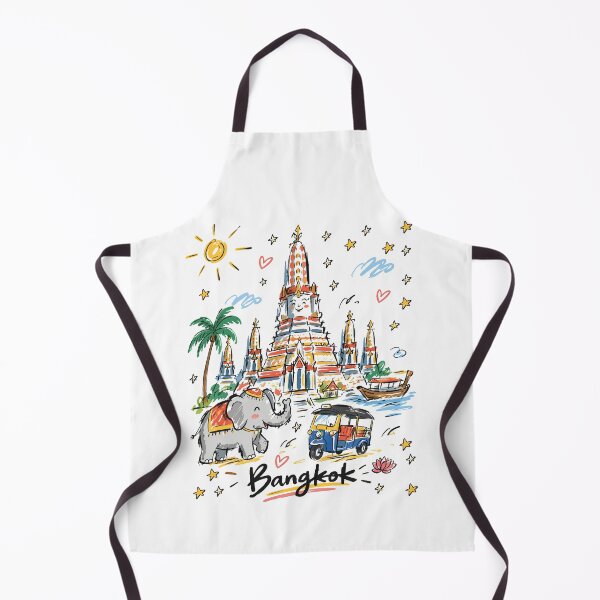 Item preview, Cute Wat Arun Bangkok Sketch Art v2 designed and sold by RamyGallery.